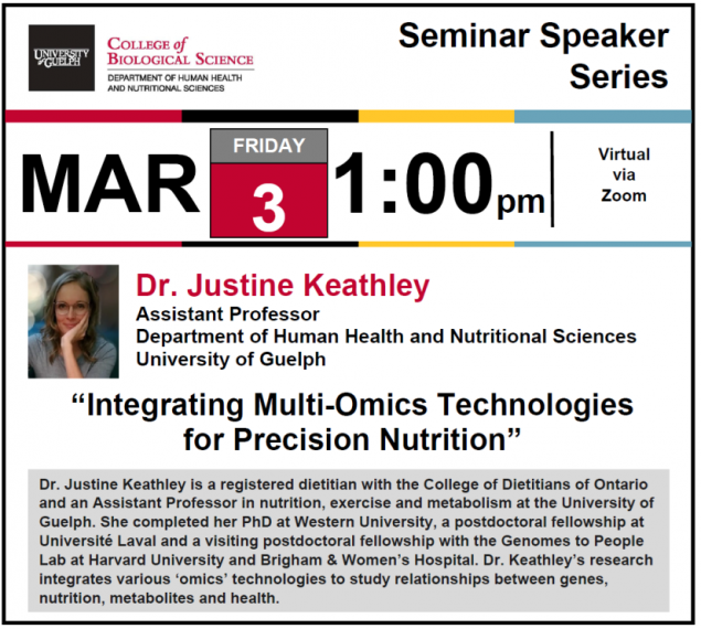 The poster for HHNS Seminar Series with Dr. Keathley