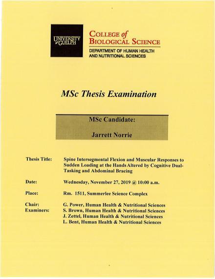 Norrie Thesis Defence Poster