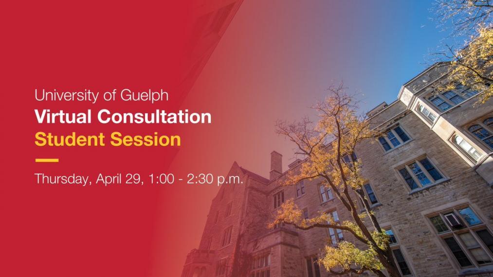 University of Guelph Student Virtual Consultation Poster
