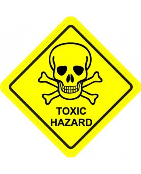 Toxic hazard warning logo