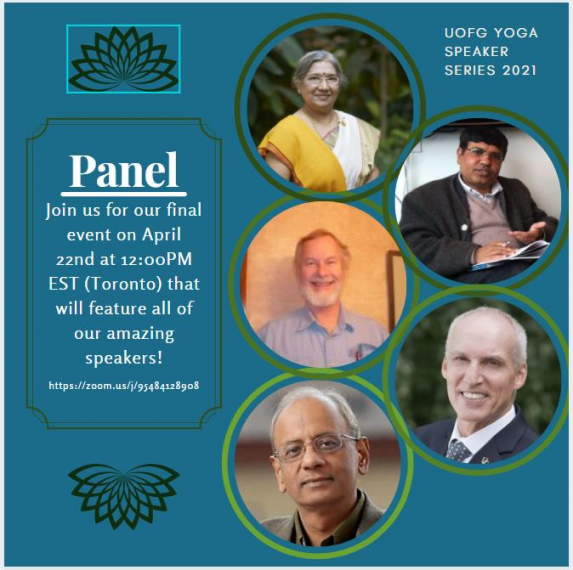 Yoga Speaker Series 2021: Panel Discussion and Q&A Poster