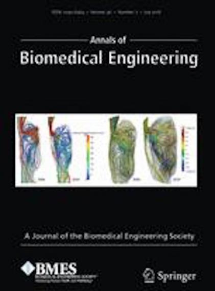 An image of the cover of the Annals of Biomedical Engineering