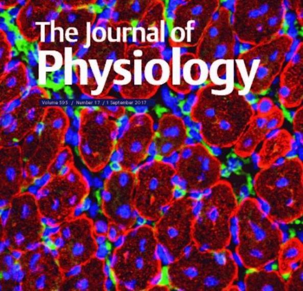 The cover of the journal of Physiology
