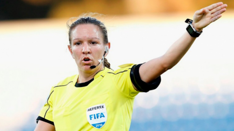 A photograph of Referee Marie-Soleil Beaudoin
