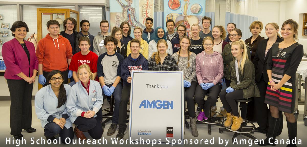 High School Outreach Workshops Sponsored by Amgen Canada photo album
