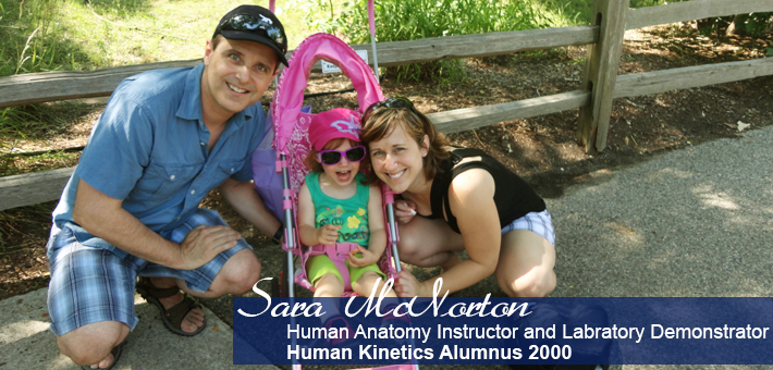 Sara Mcnorton - HK Alumnus 200 - Human Anatomy instructor and lab demonstrator 