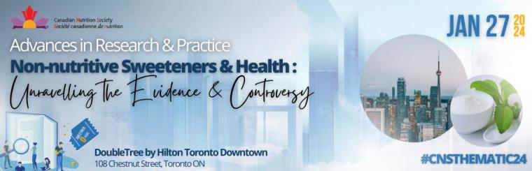 Canadian Nutrition Society Thematic Conference Poster, containing the same information listed in the event description.