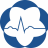 Original flower and heart beat logo for Human Nutraceutical Research Unit