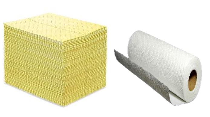 Absorbent pads and paper towels image examples