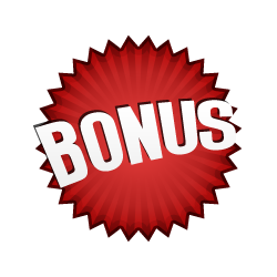  The word "bonus" exclaimed