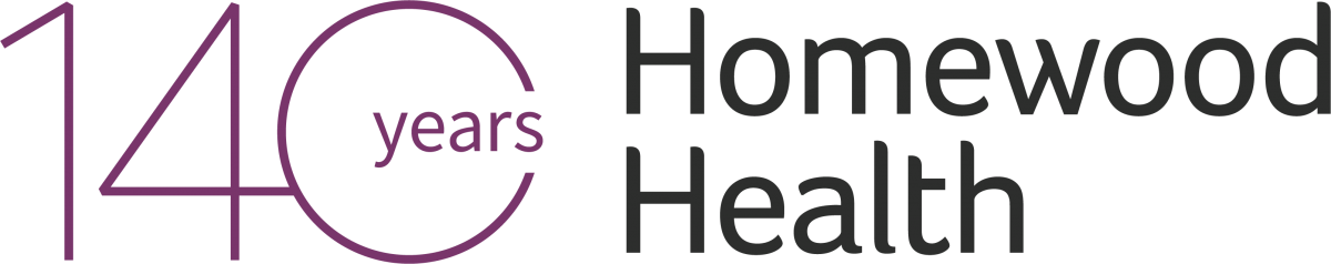 Homewood Health 140 Years logo