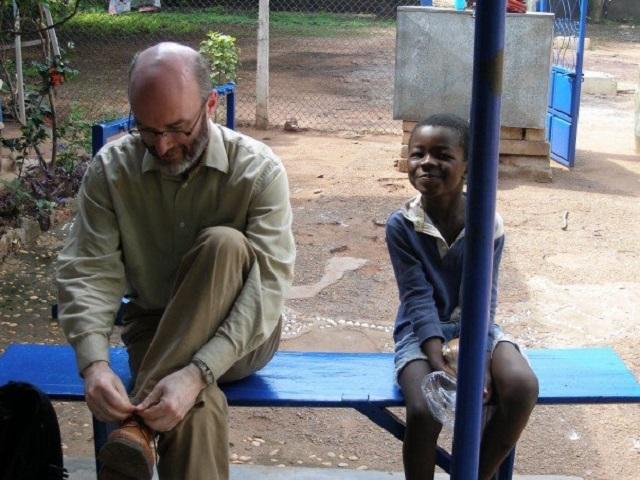 Wayne Johnston in Ghana