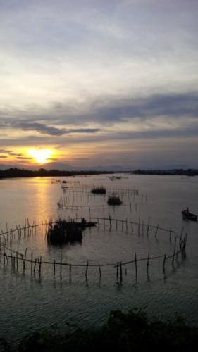 Cua Dai Beach bridge