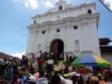 Chichicastenango Market on Church steps