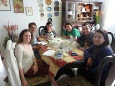 Breakfast meeting with volunteers of TECHO Guatemala