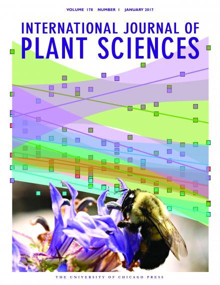 cover photo for the International Journal of Plant Sciences
