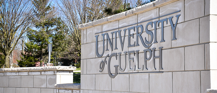 University of Guelph stone entryway