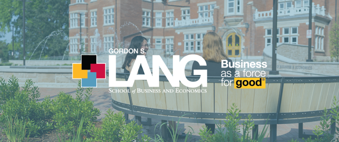 Lang Plaza with Lang logo.