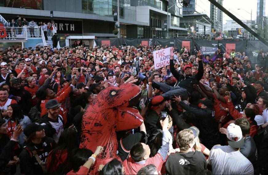 Raptors Jurassic Park in Toronto