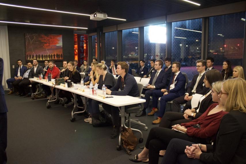 Panel of judges at event