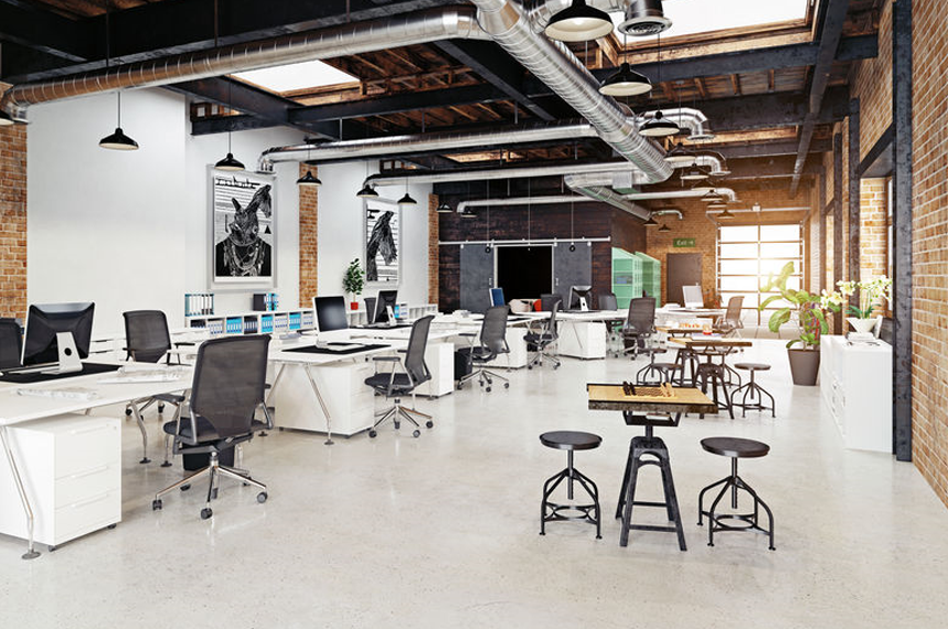 an empty office