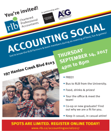 Accounting social flyer