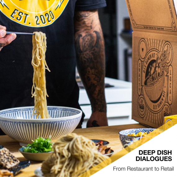 Deep Dish Dialogues Restaurant to Retail graphic