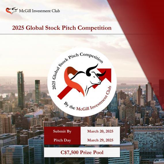 McGill Global Stock Pitch Competition Promotional Poster