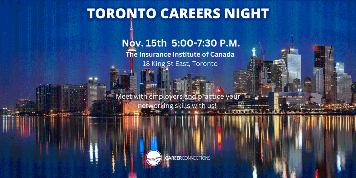Toronto Careers Night promo