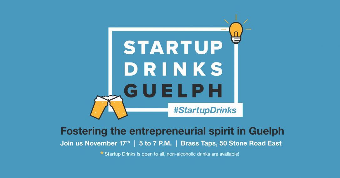 Startup drinks Guelph Logo