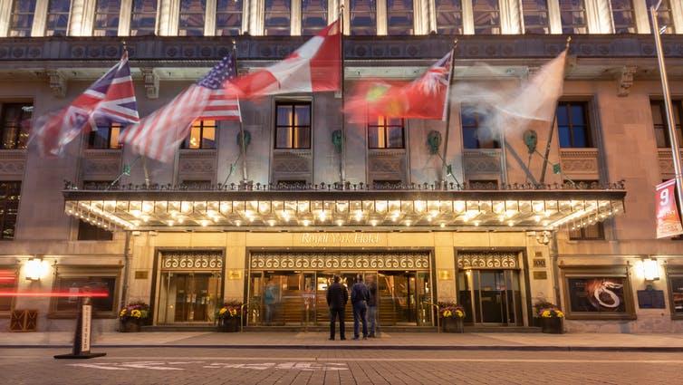 The Fairmont Royal York Hotel in Toronto. After the SARS pandemic in 2003, Toronto hotels faced a recovery period. (Shutterstock)