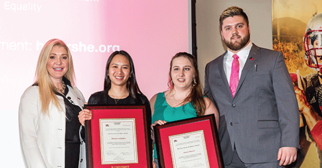 2019 award winners of HeForShe event