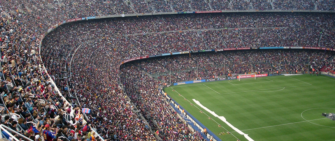 photo of a soccer stadium