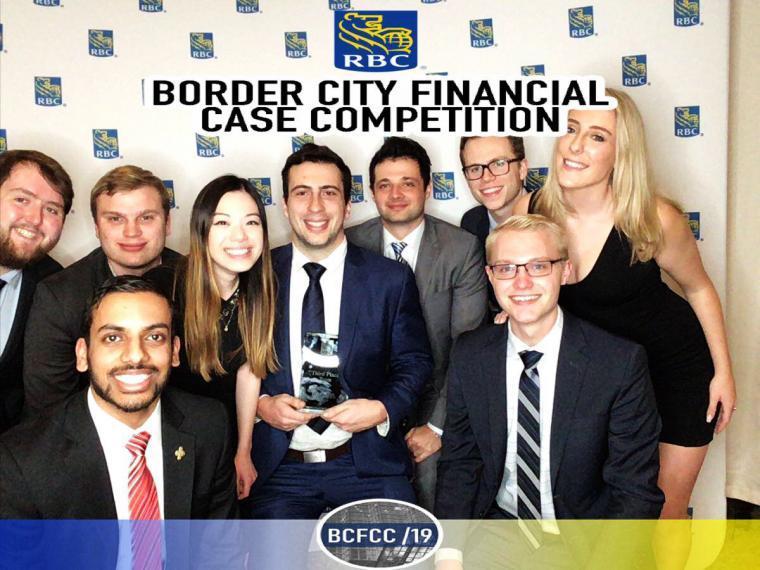 U of G business students at event