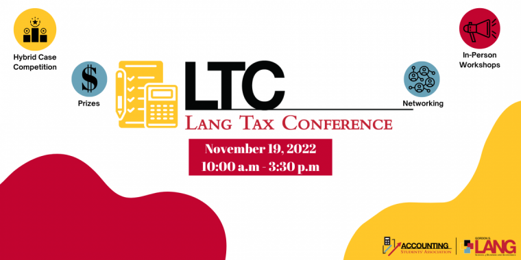Lang Tax Conference November 19, 2022 10am-3pm