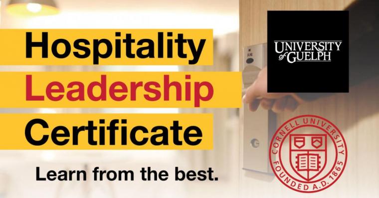 Hospitality Leadership Certificate learn from the best