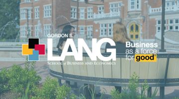 Lang Plaza with Lang logo.