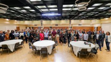 Lang Leadership Conference attendees.