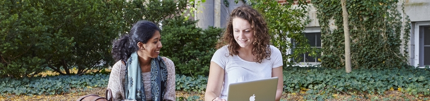 students on computers