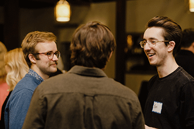 Students at the event