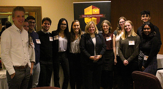 Public Management Student Association hosts Minister of Education Lisa Thompson