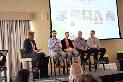 Panel speakers at conference