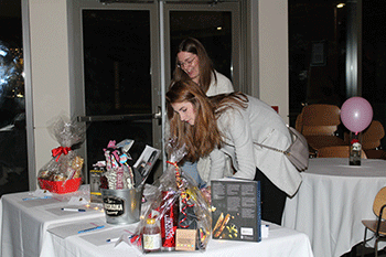 Guests at fundraiser silent auction