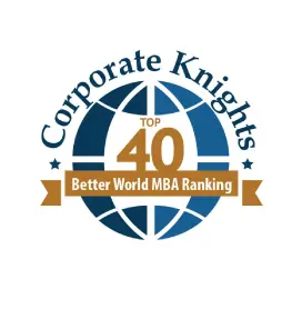 MBA number 9 in the world for sustainability