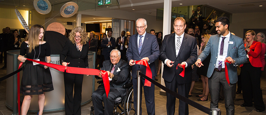 justin durado ribbon cutting mac hall