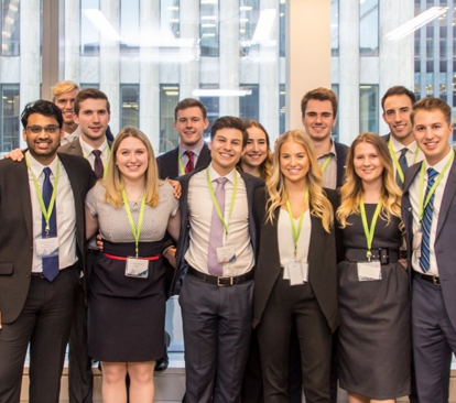 lang school at uofg students presenting infront of judges