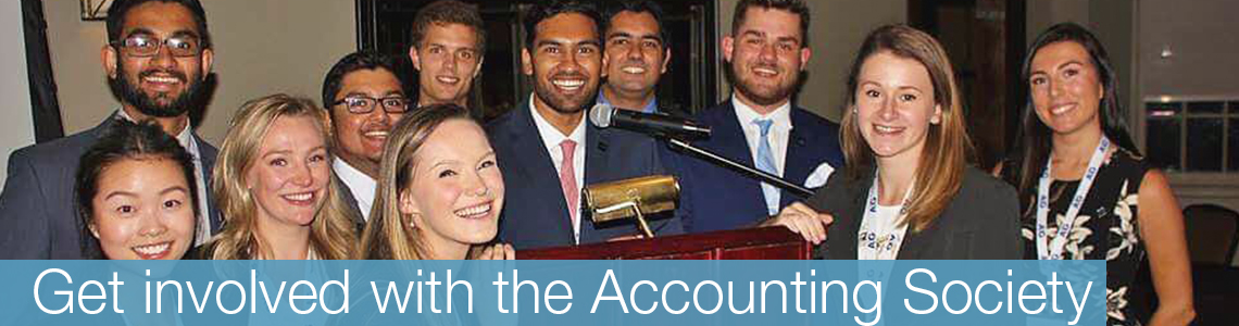 Get involved with the accounting society