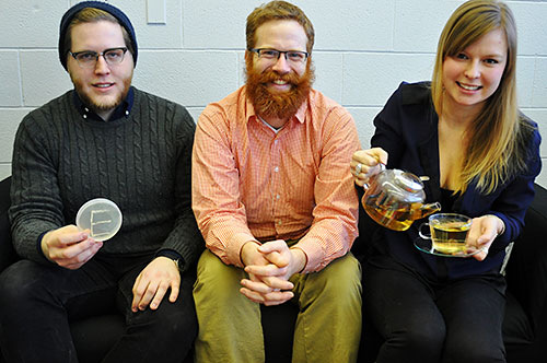 Photo of Richard Preiss, Angus Ross and Brittany Burek