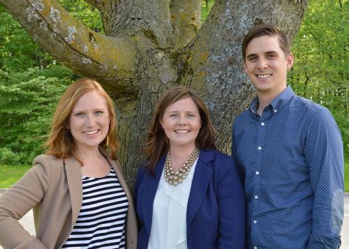 Photo of CBaSE team Emily Bremner, Melanie Lang, Ahren Brunow