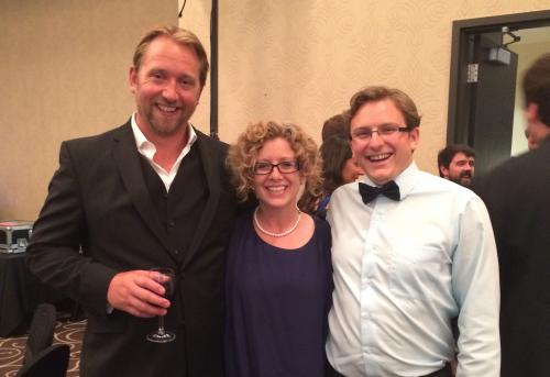 Photo of Paul Demarco, Julia Christensen Hughes and Rob Murray